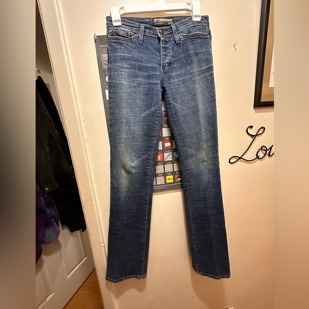 JOES BRAND JEANS SIZE 26 DENIM LIKE NEW BUTTON UP PANTS STRAIGHT LEG